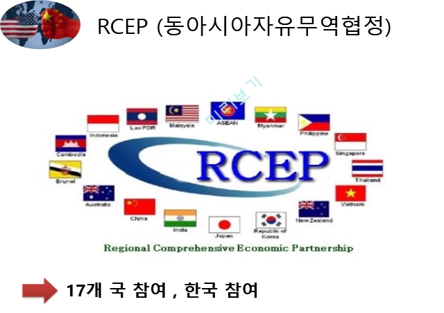 TPP와 RCEP 정의,환태평양경제동반자협정,동아시아자유무역협정,TPP vs RCEP   (4 )